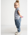 1048 футболка детская серая на девочку 1.5-3,5 года (3 ед. размеры:86.92.96 ): артикул 1121525