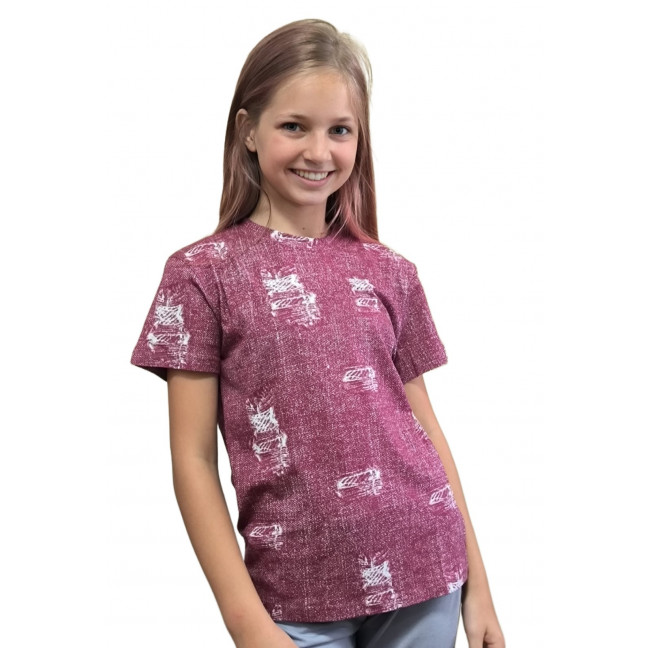 9990-524 фрезовая подростковая футболка (на ребенка 11-14 лет, 4 ед. размеры подросток: 140. 146. 152. 158) Футболка: артикул 1146959