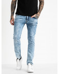 6743 Destry джинсы мужские синие стрейчевые с царапками микс из 3-ех моделей (8 ед. размеры: 29.29.29.32.32.32.32.32): артикул 1117946