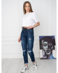 7032 OK&OK джинсы женские синие стрейчевые (6 ед. размеры: 25.26.27.28.29.30): артикул 1123458