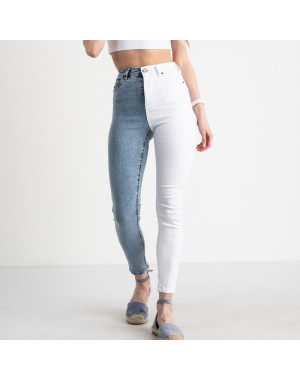 2170 YMR джинсы двухцветные женские стрейчевые (8 ед. размеры:34.36/2.38/2.40/2.42)