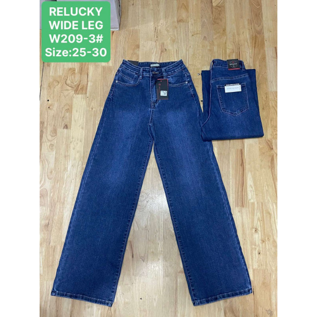 0209 # синие женские джинсы (Relucky, стрейч, 6 ед, размеры норма: 25-30) выдача на следующий день Relucky: артикул 1162870
