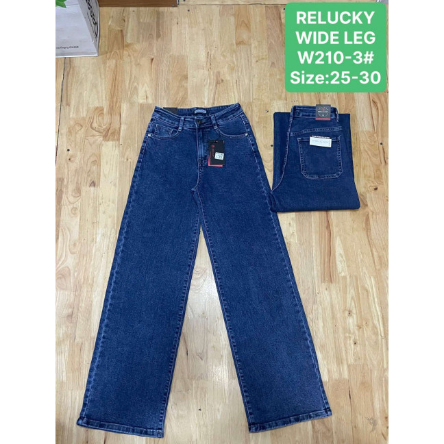 0210 # синие женские джинсы (Relucky, стрейч, 6 ед, размеры норма: 25-30) выдача на следующий день Relucky: артикул 1162871