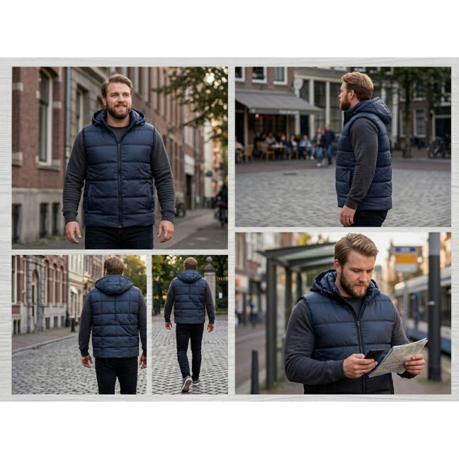 0807-2 # синяя мужская жилетка на синтепоне (4 ед. размеры полубатал: 3XL, 4XL, 5XL, 6XL)) Жилетка: артикул 1164871
