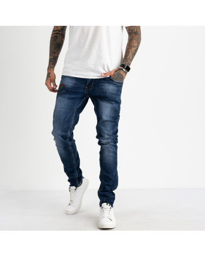 1106 Fangsida джинсы мужские синие стрейчевые (7 ед. размеры: 29.30.31.32.33.34.36) Fangsida