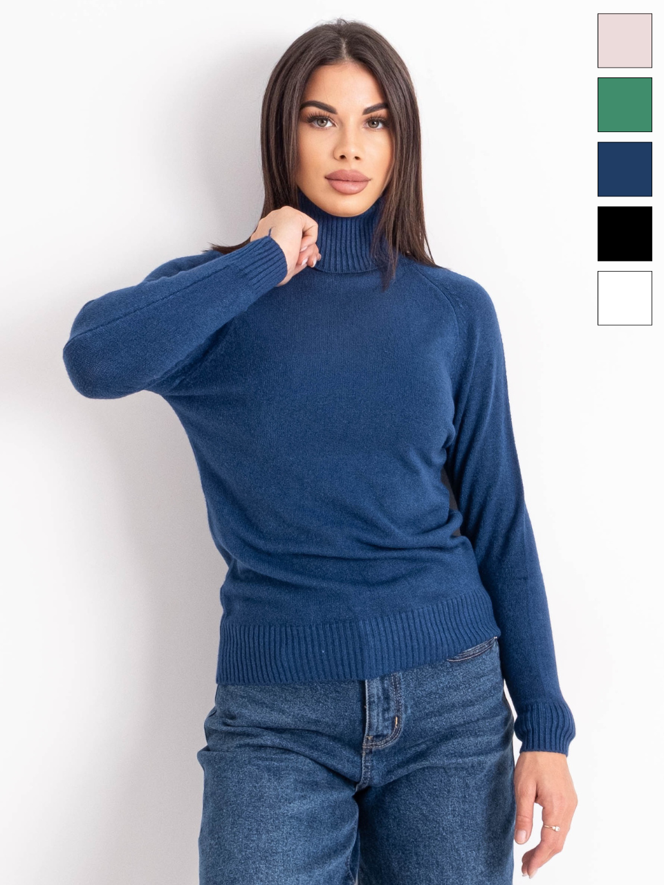 0054* микс расцветок женский гольф (15 ед. универсальный размер нормы: 42-46) выдача на следующий день