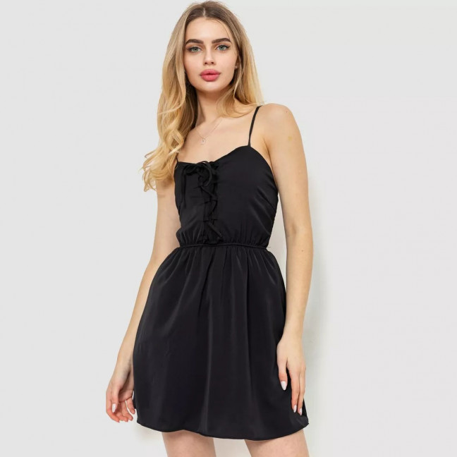 1047-1 черное платье женское (MINIMAL, подкладка шорты, с принтом, 4 ед. размеры норма: S. S. M. M) Minimal: артикул 1136917