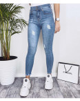 3638 New jeans джинсы женские зауженные синие весенние стрейчевые (25-30, 6 ед.): артикул 1103381