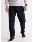 2319-1 ЧЕРНЫЕ БАТАЛЬНЫЕ спортивные брюки мужские из двунитки ( 5 ед. размеры: 56.58.60.62.64): артикул 1130387