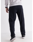 2319-1 ЧЕРНЫЕ БАТАЛЬНЫЕ спортивные брюки мужские из двунитки ( 5 ед. размеры: 56.58.60.62.64): артикул 1130387