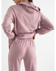 15115-31 Mishely розовый женский спортивный костюм из двунитки (4 ед. размеры: S.M.L.XL): артикул 1123361