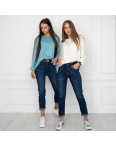 9017 OK&OK джинсы женские синие стрейчевые (6 ед. размеры: 25.26.27.28.29.30): артикул 1123729
