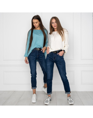 9017 OK&OK джинсы женские синие стрейчевые (6 ед. размеры: 25.26.27.28.29.30)