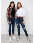 5006 OK&OK джинсы женские синие стрейчевые (6 ед. размеры: 25.26.27.28.29.30): артикул 1123730