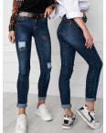 5006 OK&OK джинсы женские синие стрейчевые (6 ед. размеры: 25.26.27.28.29.30): артикул 1123730