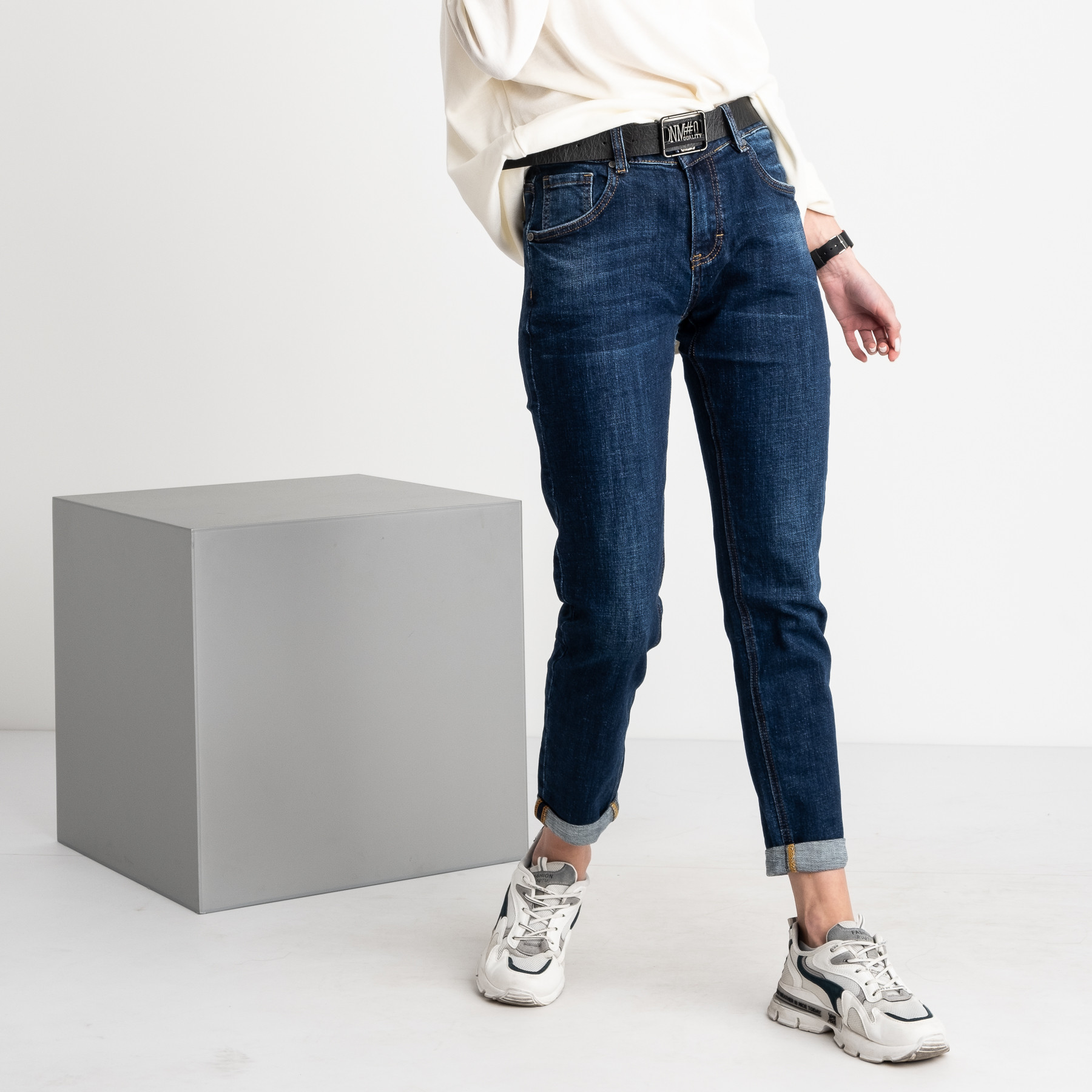 0220 DKNSEL джинсы женские синие стрейчевые (6 ед. размеры: 25.26.27.28.29.30)