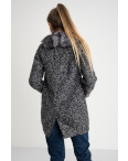 0905 Q.M пальто женское серое (4 ед. размеры: L.XL.2XL.3XL): артикул 1123675