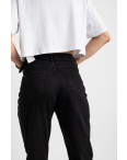 0003-1 Dobre Jeans мом женский черный котоновый (10 ед. размеры: 34/2.36/2.38/2.40/2.42/2): артикул 1123945