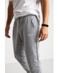 1621-4 Mishely серые мужские спортивные штаны из двунитки (4 ед. размеры: M.L.XL.2XL): артикул 1123726