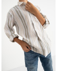 1910 Boston Public бежевая рубашка в полоску на мальчика 7-15 лет (5 ед. размеры: 30/31.32/33.33/34.34/35.35/36): артикул 1118418