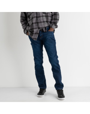 3031 Dsouaviet джинсы синие мужские полубатальные на флисе стрейчевые ( 8 ед. размеры : 32.33/2.34/2.36/2.38)