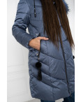 1939-4 голубая куртка женская на синтепоне (4 ед. размеры: M.L.XL.XXL): артикул 1124487
