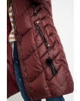 1939-3 бордовая куртка женская на синтепоне (4 ед. размеры: M.L.XL.XXL): артикул 1124486