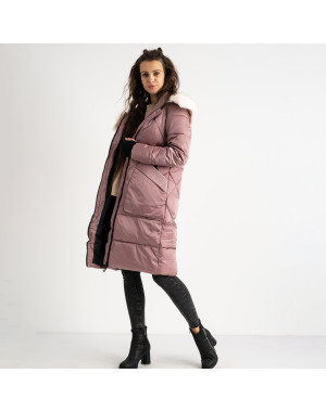 9907-2 M&X пудровая куртка женская на синтепоне (4 ед.размеры: M.L.XL.XXL)