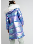1963 Xueziyu голубая перламутровая куртка женская на синтепоне (4 ед.размеры: M.L.XL.XXL): артикул 1124545