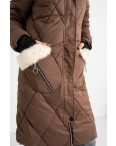 9915-2 коричневая куртка женская на синтепоне (4 ед.размеры: M.L.XL.XXL): артикул 1124516