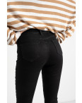 6030 New Jeans американка на флисе черная стрейчевая (6 ед.размеры: 25.26.27.28.29.30): артикул 1124598