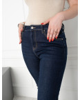 6046 New Jeans американка на флисе полубатальная синяя стрейчевая (6 ед.размеры: 28.29.30.31.32.33): артикул 1124605