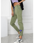 0010-4 хаки спортивные штаны женские на флисе (6 ед.размеры: S.M.L.XL.XXL.3XL): артикул 1124641