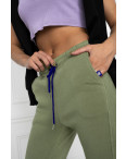 0010-4 хаки спортивные штаны женские на флисе (6 ед.размеры: S.M.L.XL.XXL.3XL): артикул 1124641