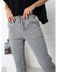 0011-6 серые спортивные штаны женские на флисе (6 ед.размеры: S.M.L.XL.XXL.3XL): артикул 1124652