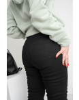6034 New Jeans американка на флисе батальная черная стрейчевая (6 ед.размеры: 31.32.33.34.35.36): артикул 1124614