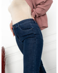 6022 New Jeans американка на флисе батальная синяя стрейчевая (6 ед.размеры: 31.32.33.34.35.36): артикул 1124611