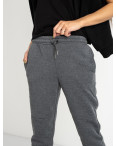 0012-5 темно-серые спортивные штаны женские на флисе (6 ед.размеры: S.M.L.XL.XXL.3XL): артикул 1124646