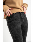 6026 New Jeans американка на флисе полубатальная серая стрейчевая (6 ед.размеры: 28.29.30.31.32.33): артикул 1124602