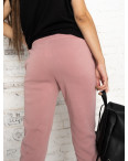0012-2 розовые спортивные штаны женские на флисе (6 ед.размеры: S.M.L.XL.XXL.3XL): артикул 1124648
