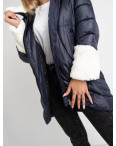 8930-2 синяя куртка женская на синтепоне (4 ед. размеры: M.L.XL.2XL): артикул 1124739
