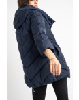 8661-2 синяя куртка женская на синтепоне рукав 3/4  (4 ед .размеры:L.XL.2XL.3XL): артикул 1125054