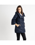 8661-2 синяя куртка женская на синтепоне рукав 3/4  (4 ед .размеры:L.XL.2XL.3XL): артикул 1125054