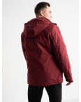 8804 бордовая куртка мужская на синтепоне (5 ед. размеры: L.XL.2XL.3XL.4XL): артикул 1125176