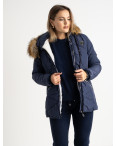 6043-2 Vikstory темно-синяя куртка женская на меховой подкладке ( 4 ед.размеры: 42.44.46.48): артикул 1125397