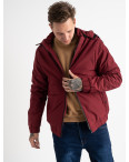 8802 бордовая куртка мужская на синтепоне (5 ед. размеры: L.XL.2XL.3XL.4XL): артикул 1125178