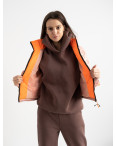 2809-5 Hong LA Jiao пудровая куртка женская из экокожи на синтепоне (4 ед. размеры: M.L.XL.XXL): артикул 1125686