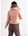 2809-5 Hong LA Jiao пудровая куртка женская из экокожи на синтепоне (4 ед. размеры: M.L.XL.XXL): артикул 1125686