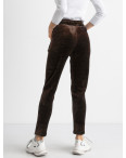 0235-63 коричневые спортивные брюки женские термо-велюр на меху (5 ед. размеры на бирке : 2XL.3XL.4XL.5XL.6XL): артикул 1125974
