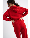 15133-23 Mishely красный спортивный костюм женский из трехнитки на флисе (4 ед. размеры: S.M.L.XL): артикул 1125791